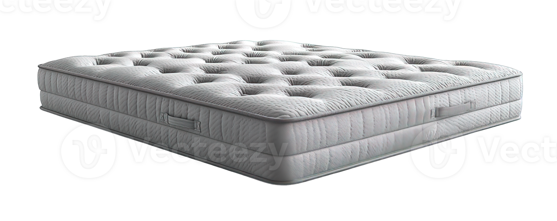Mattress with Quilted Texture Isolated on Transparent Background png