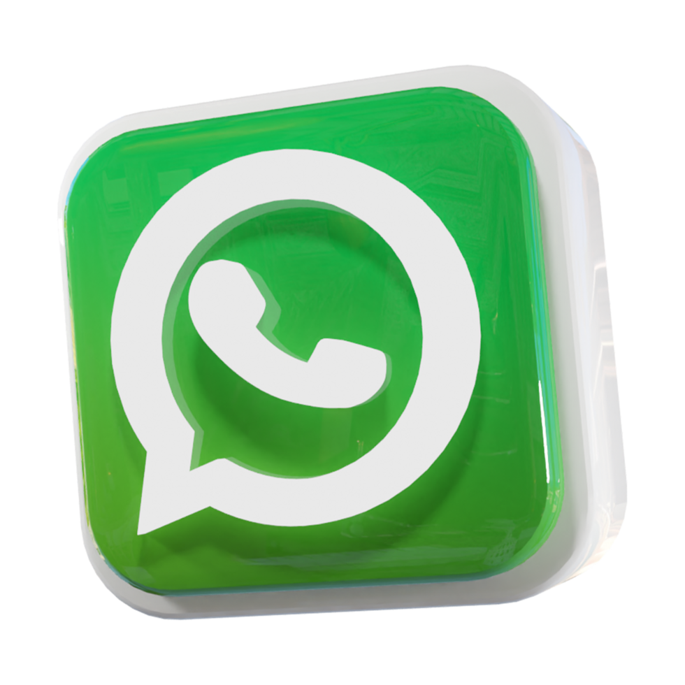 Whatsapp logo 3d png