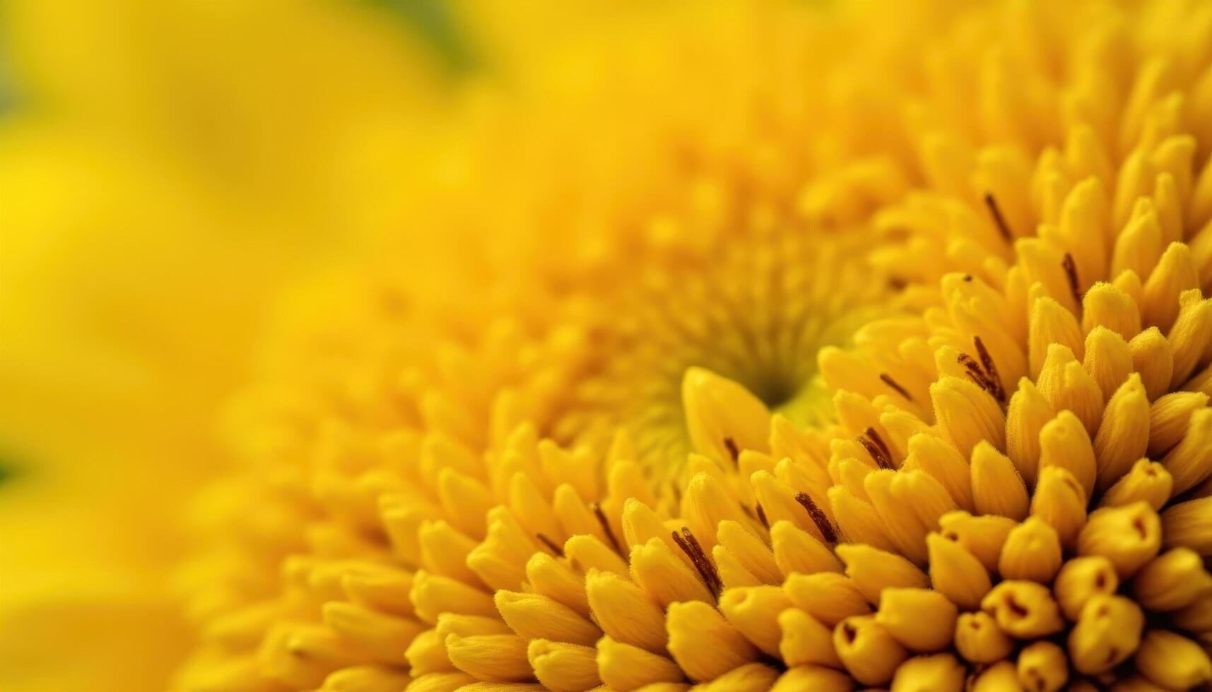 sunflower macro blank space, photo. photo