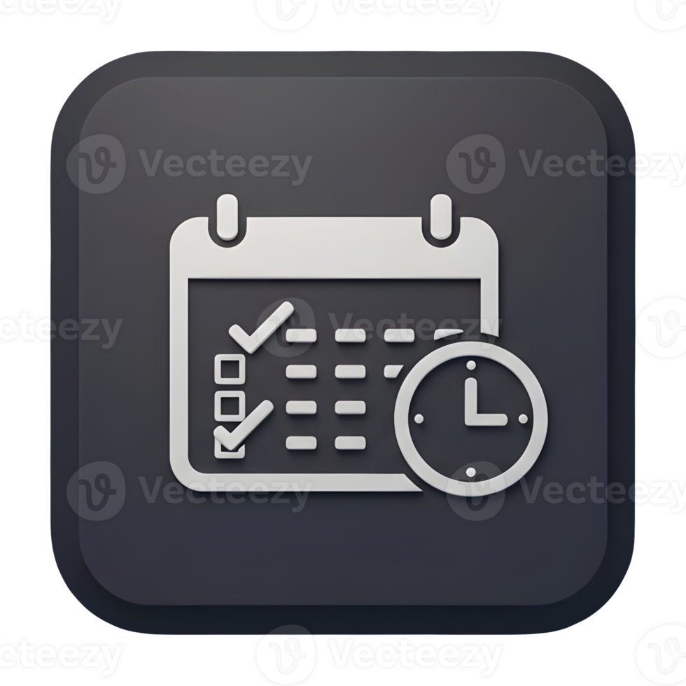 Streamlined Time Management Scheduled Tasks and Deadlines png