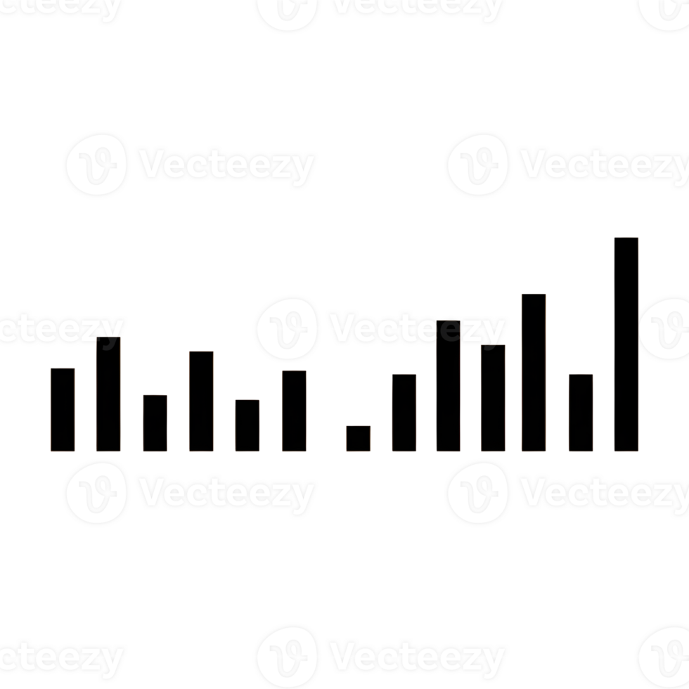 Abstract Data Visualization of Fluctuating Values Over Time png