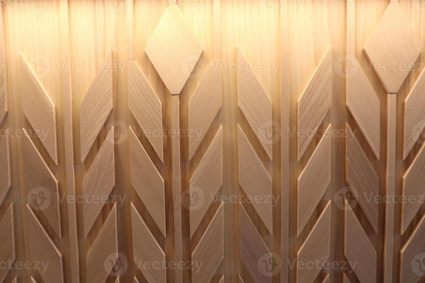 Offering a beautiful and elegant series of textured wood paneling with distinct design patterns photo
