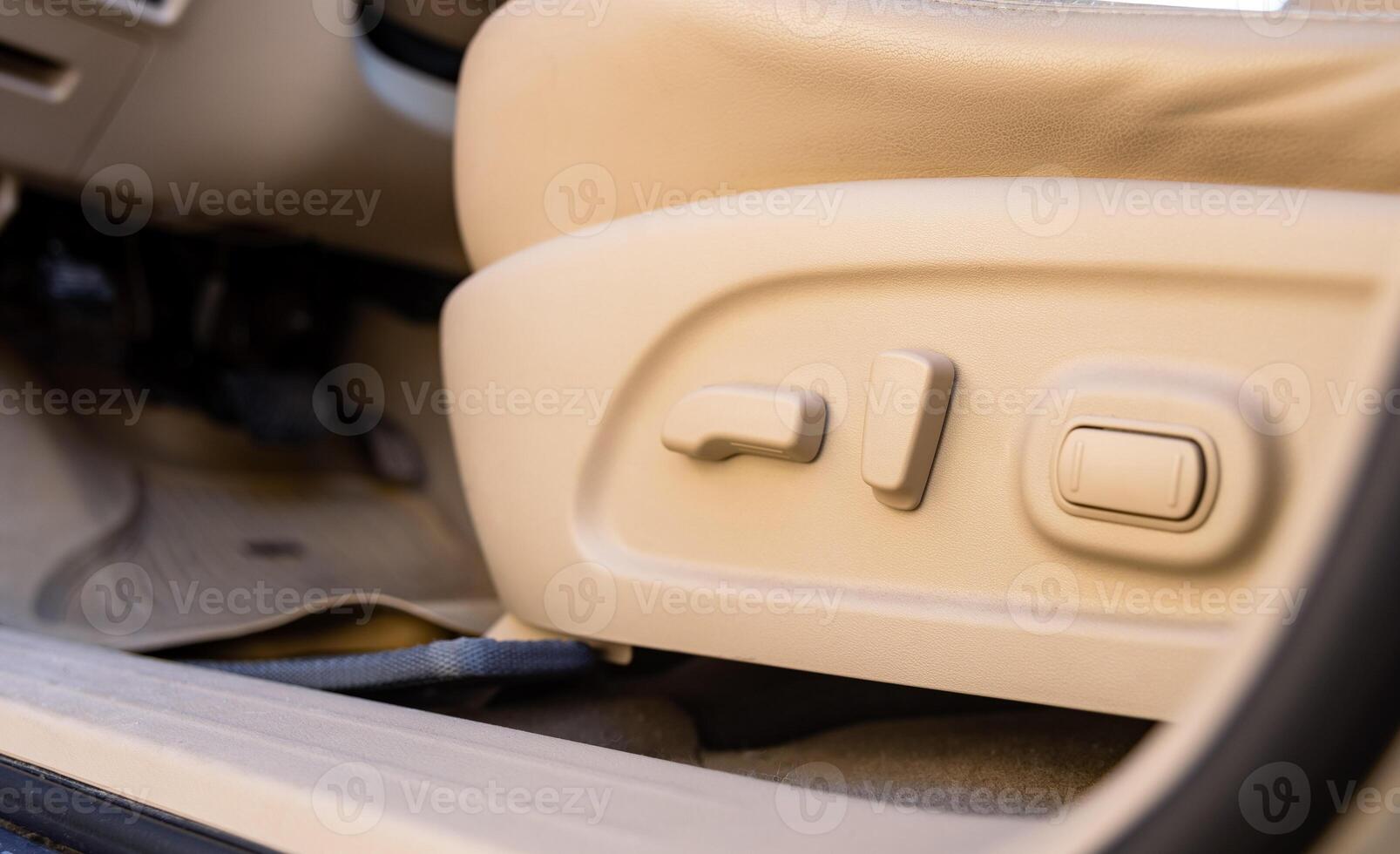 A car door with a button on it photo