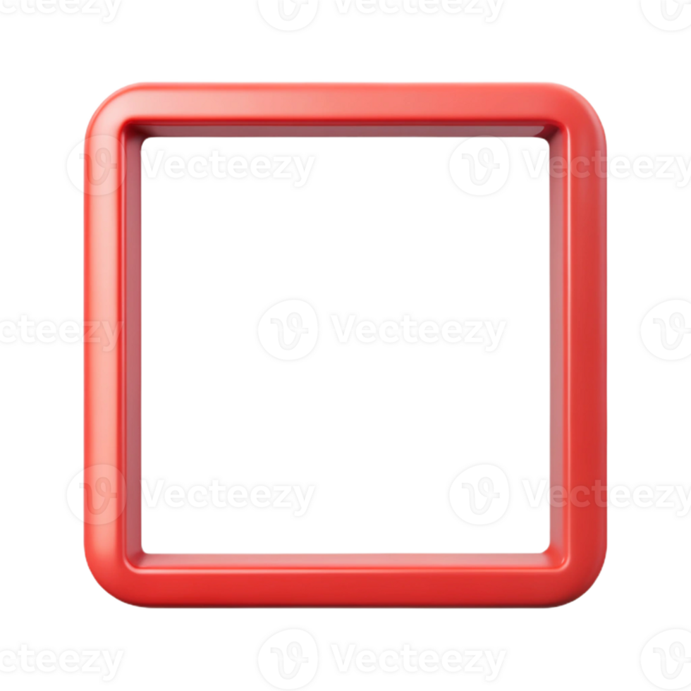 majestic futuristic Outlined FRAME with a thin border. Crisp edges, minimal style with Scalable Design. 4K png