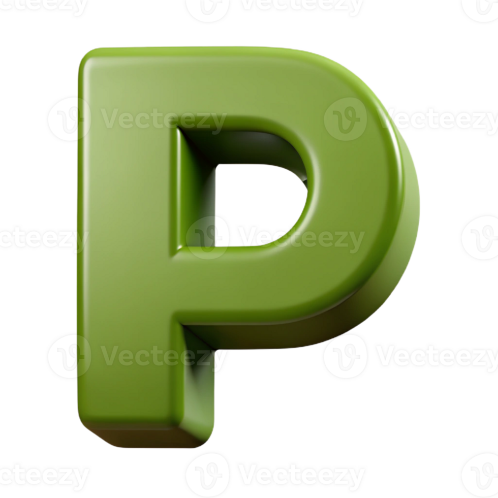 enchanting quintessential Crisp edges, symmetrical P in olive green. Flat color, clean lines with Scalable Design. png