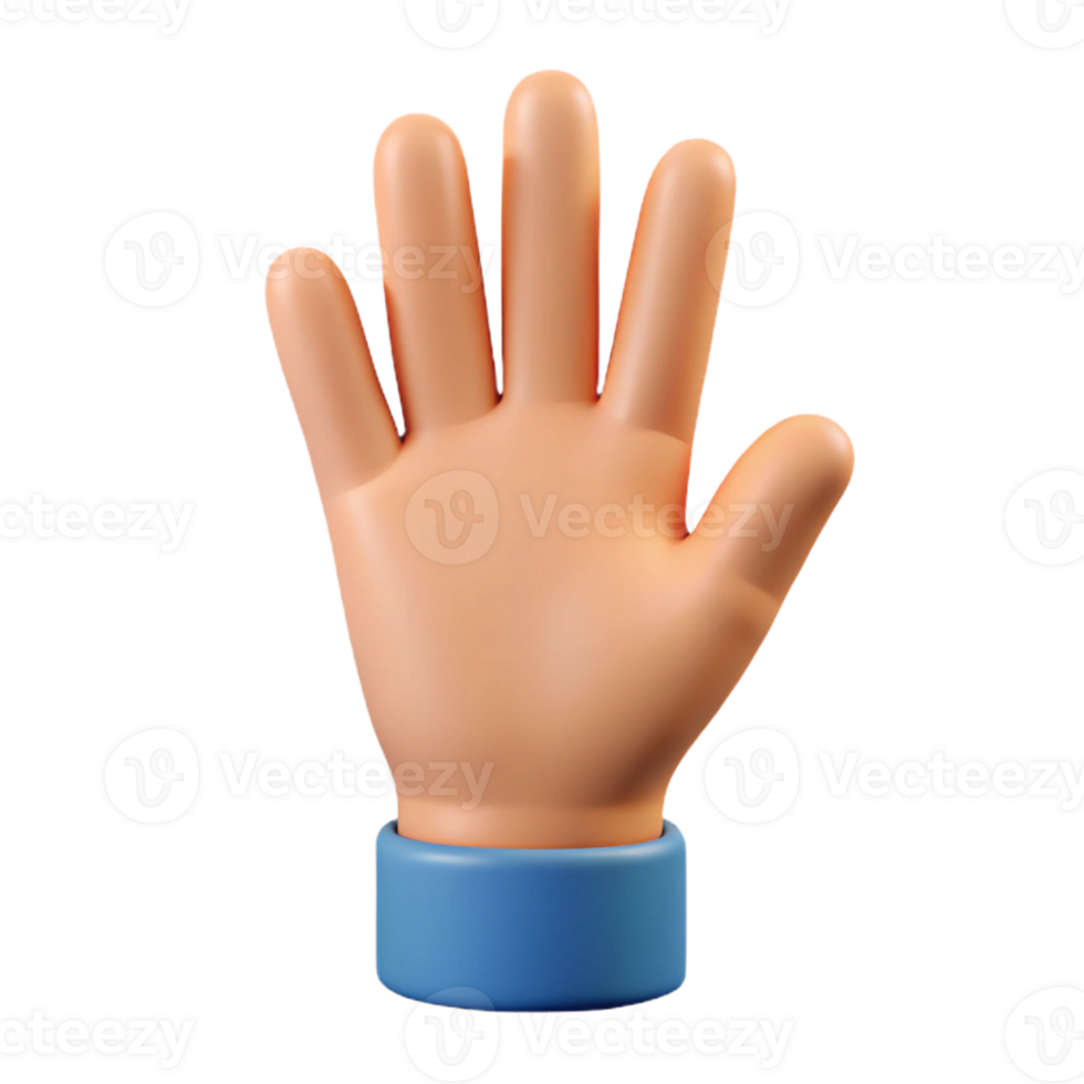 picturesque minimalist Clean lines outlining a human hand. Flat color, with Scalable Design. premium png