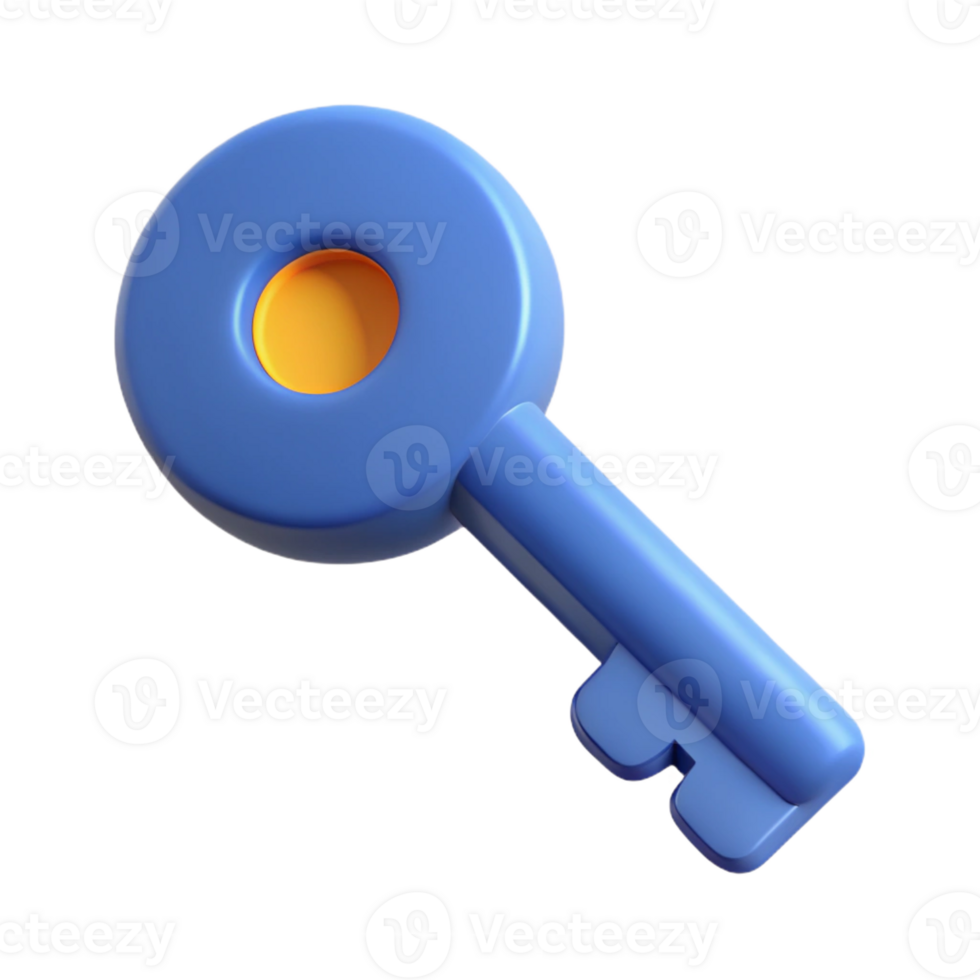 unforgettable renaissance Simple key icon. Security and access. Crisp edges, flat color. Minimal design with Scalable Design. handcrafted png