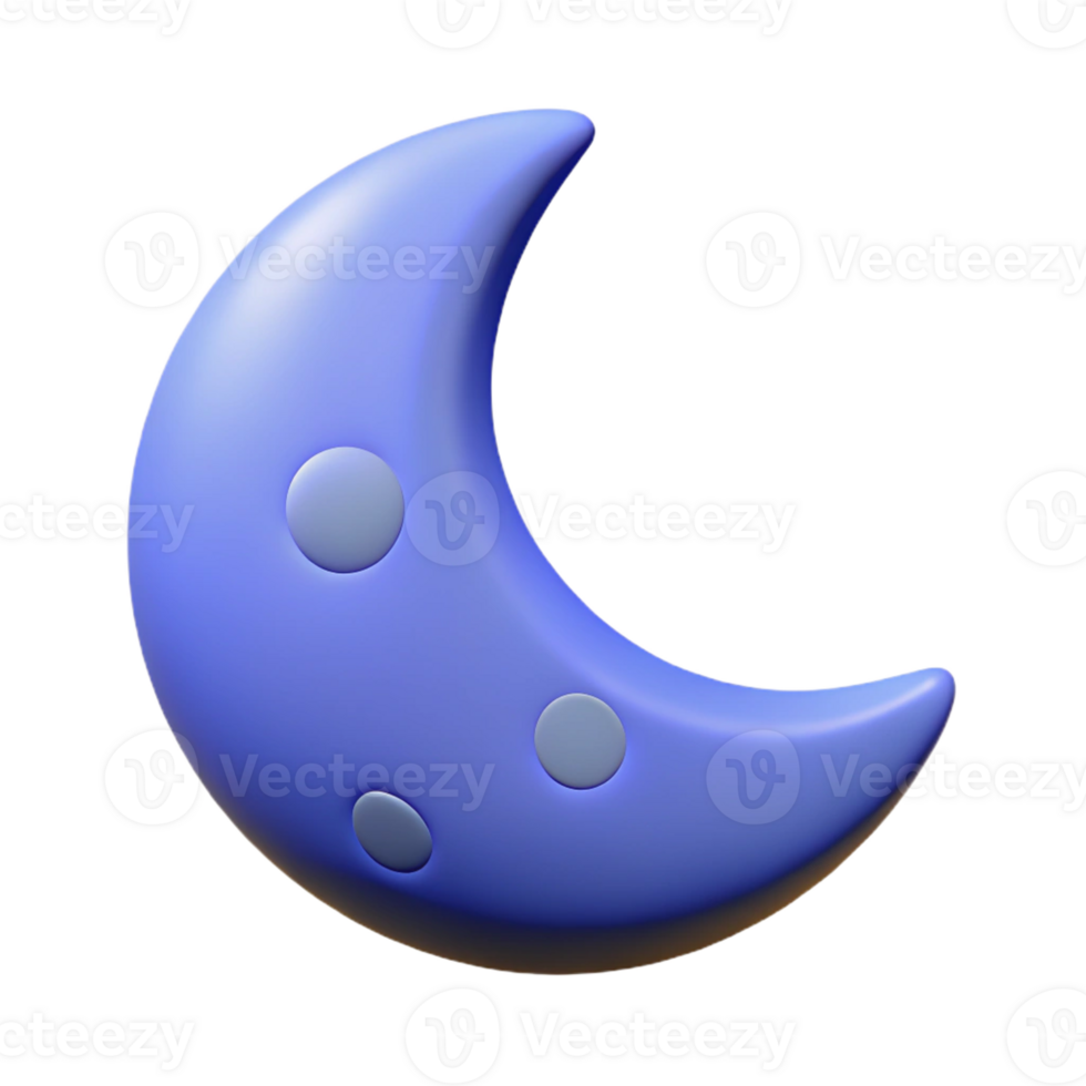 iconic creative Moon. Flat color, clean lines, minimal with Scalable Design. professional png
