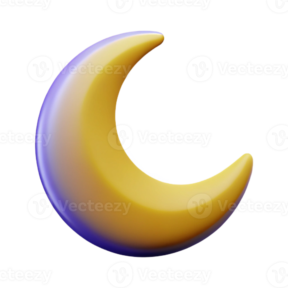 serene avant-garde Scalable, minimal design of a crescent moon. Crisp edges, flat color with Scalable Design. flawless png