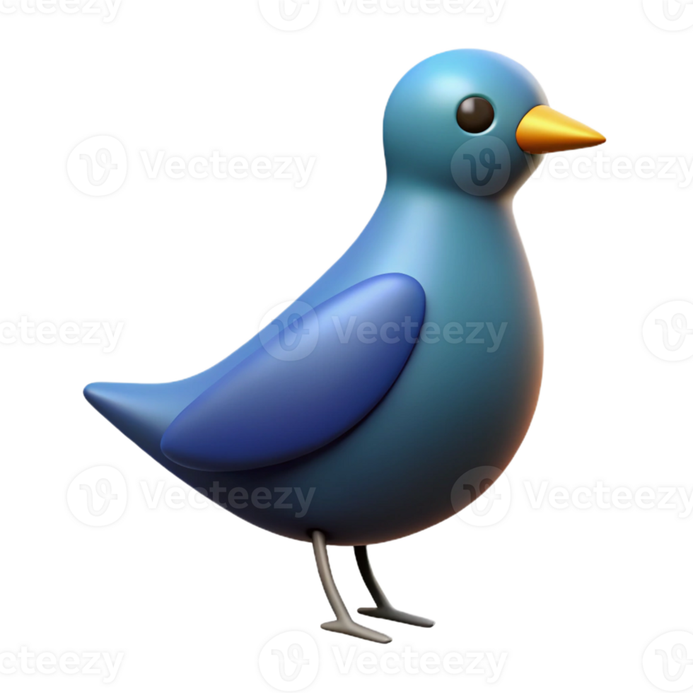 picturesque elegant Stylized bird silhouette, sharp edges, single-weight stroke. Minimal, flat color, with Scalable Design. sharp png