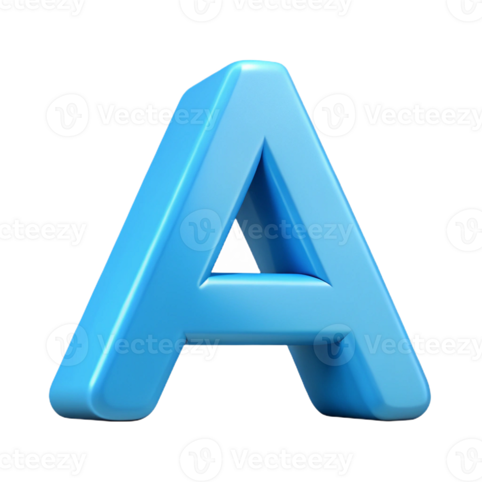 joyful majestic Flat color, symmetrical A in light blue. Clean lines, with Scalable Design. 8K png