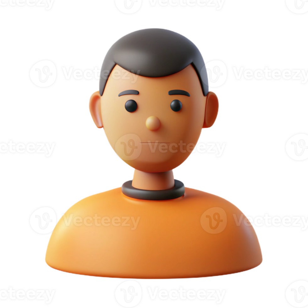standout creative Symmetrical silhouette of a human face. Single-weight stroke, flat color, crisp edges with Scalable Design. high quality png