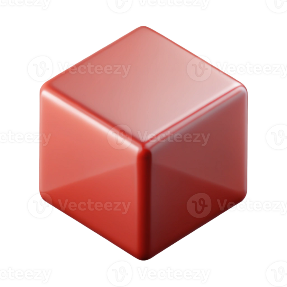 wonderful quintessential Geometric cube with single-weight stroke. Crisp edges with Scalable Design. png