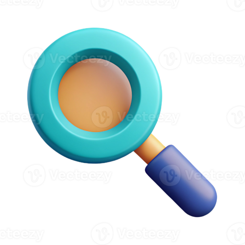 memorable urban Abstract magnifying glass icon. Minimal, scalable, flat color with Scalable Design. flawless png