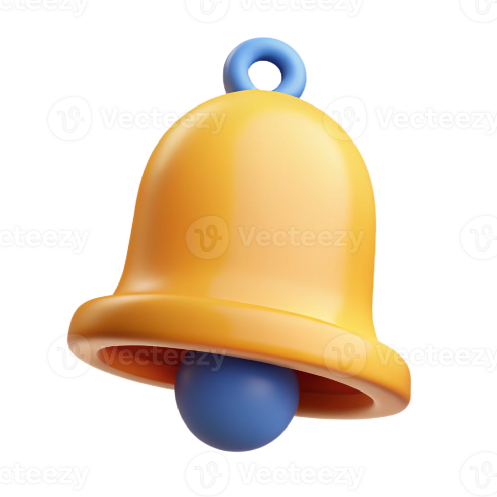 nostalgic mesmerizing A symmetrical, flat color bell icon. Crisp edges, minimal with Scalable Design. expertly shot png