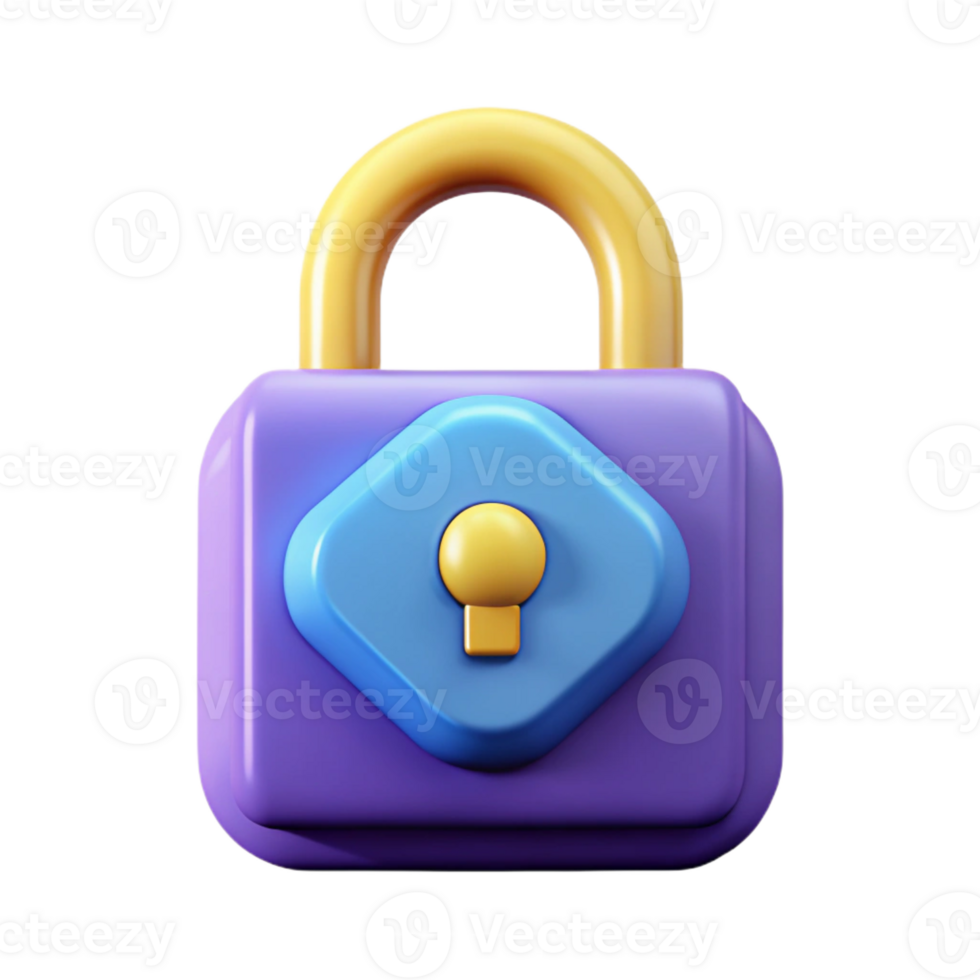 memorable rustic Lock. Flat color, clean lines, symmetrical with Scalable Design. museum quality png
