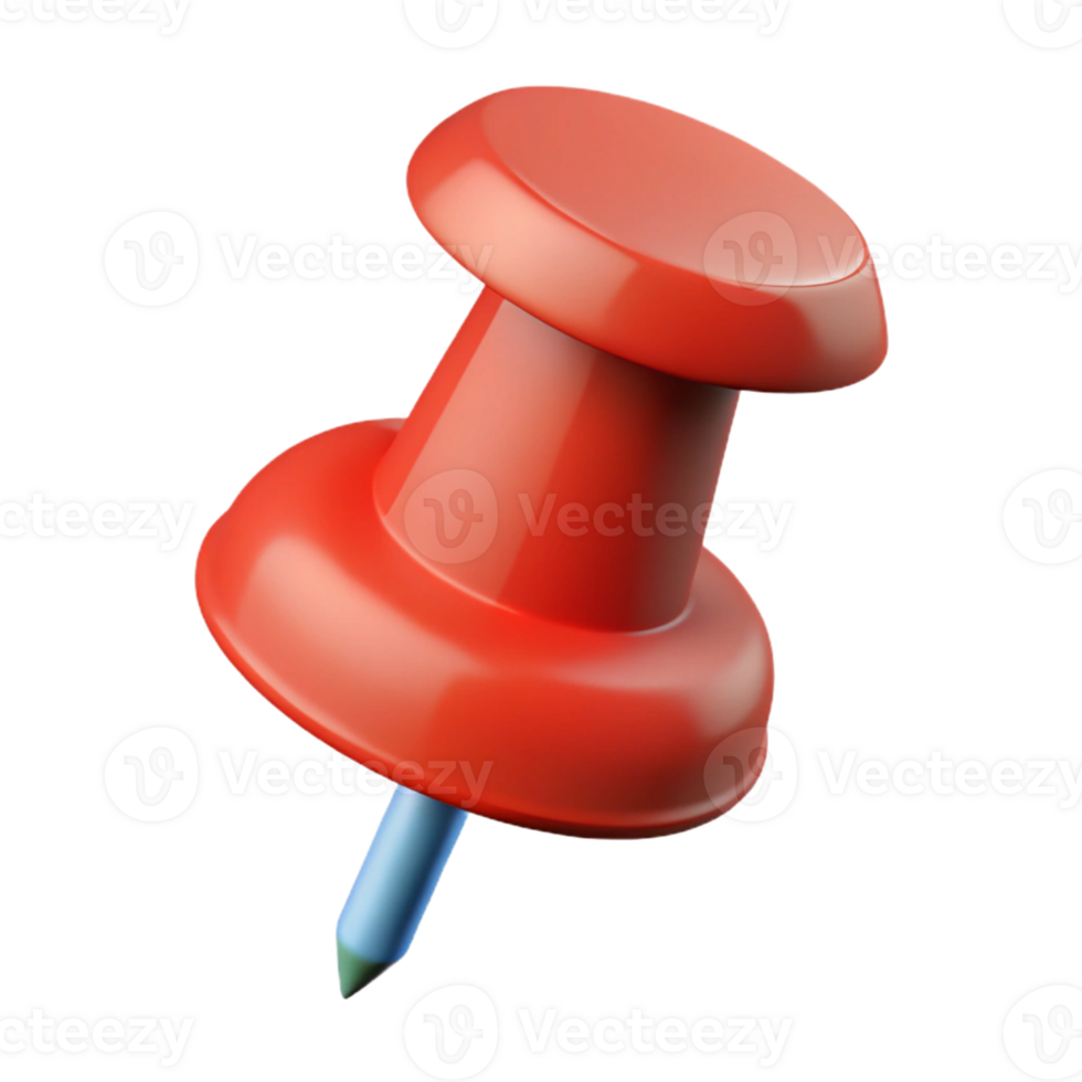 spectacular distinguished Push pin. Flat color, clean lines, minimal with Scalable Design. png