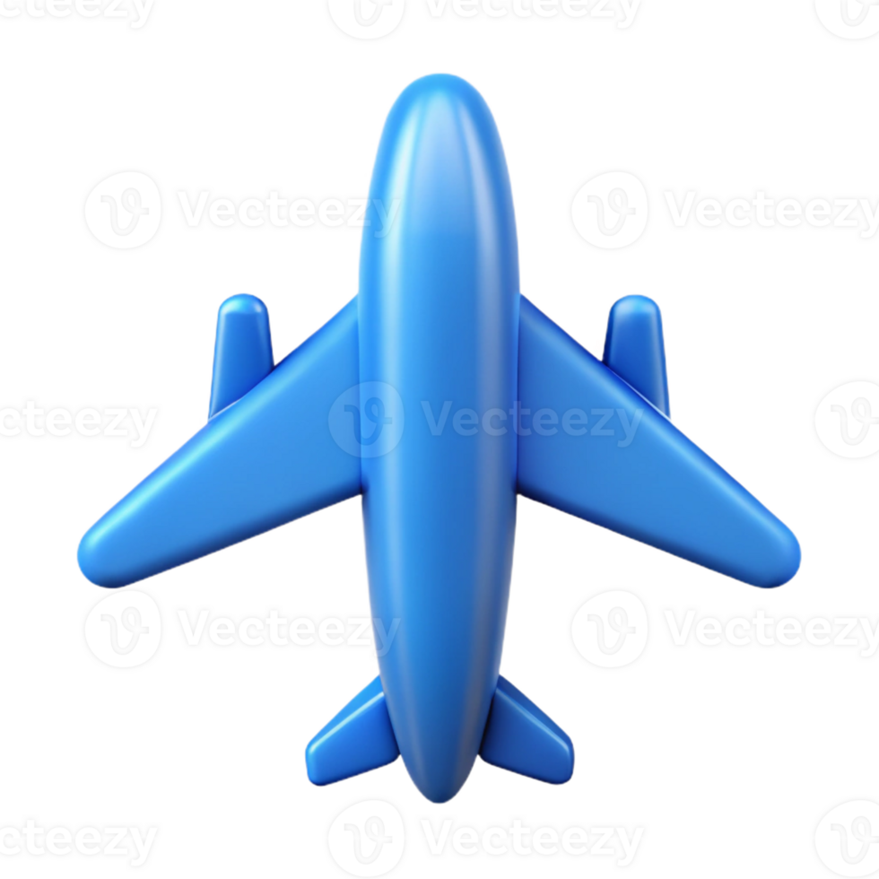 memorable geometric Clean lines airplane icon with minimal design, flat blue color, crisp edges with Scalable Design. impeccable png
