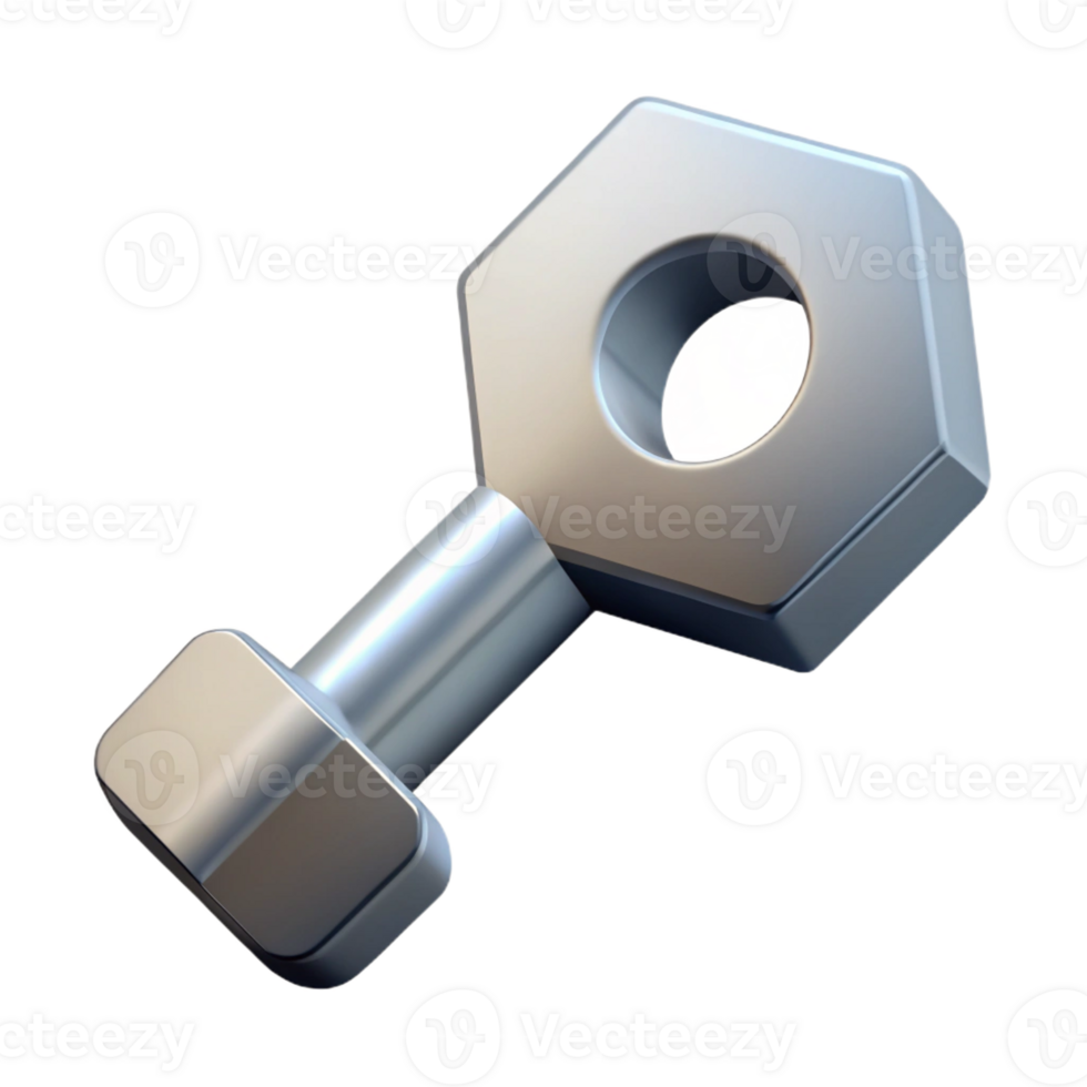 mysterious sumptuous Geometric key icon with crisp edges, flat silver color, minimal design with Scalable Design. crisp png