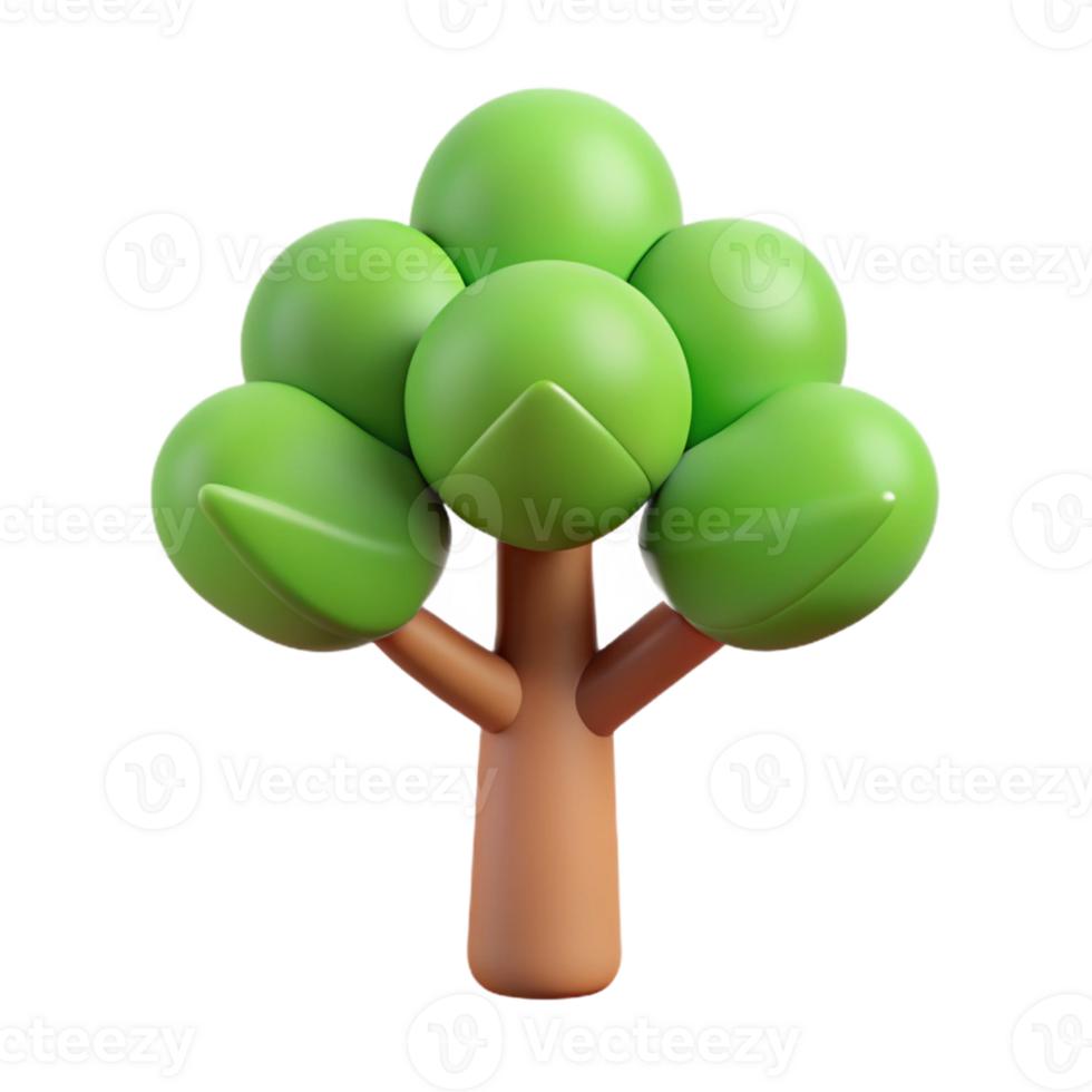 harmonious elegant A stylized tree icon representing growth. Symmetrical, scalable, flat color with Scalable Design. refined png