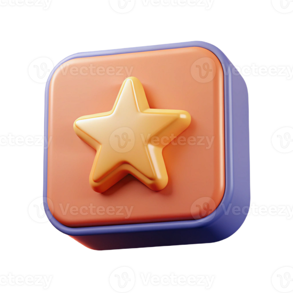 fascinating coastal Rectangular badge, rounded corners, single star. Flat color, clean lines, with Scalable Design. artisan png