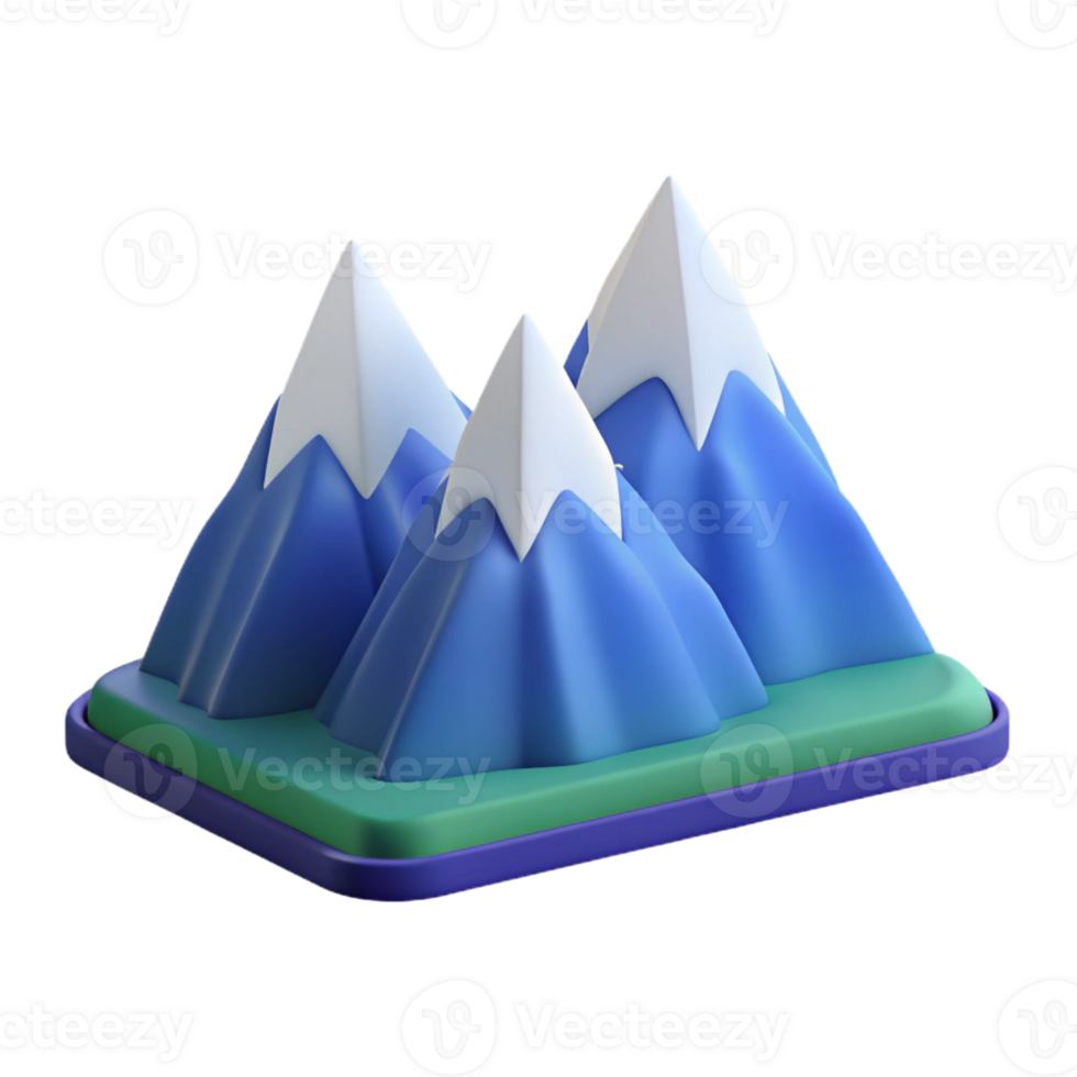 passionate fascinating Crisp edges, flat color illustration of a mountain range. Scalable, minimal with Scalable Design. perfect clarity png