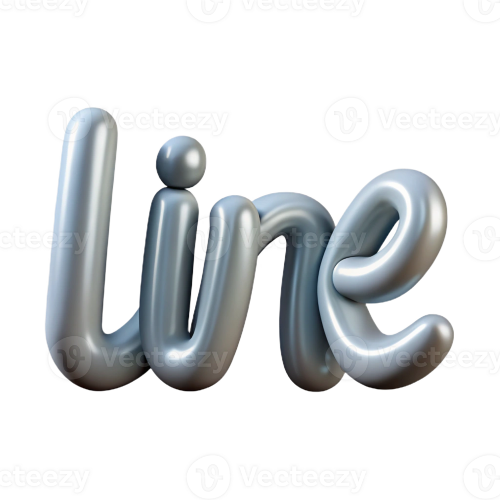 sought-after baroque The word LINE made of single-weight strokes. Clean lines, minimal with Scalable Design. impeccable png