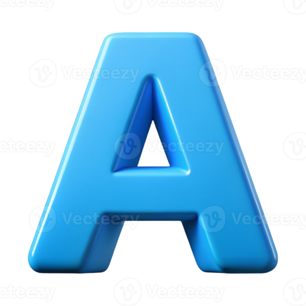 fascinating intense mid-century Flat color, symmetrical A in light blue. Clean lines, with Scalable Design. ultra HD png