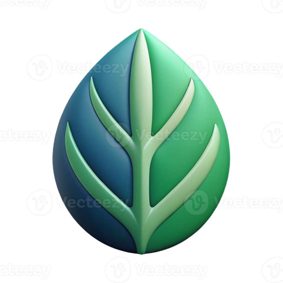 mysterious mesmerizing Minimal logo featuring a stylized leaf. Clean lines, flat color with Scalable Design. impeccable png