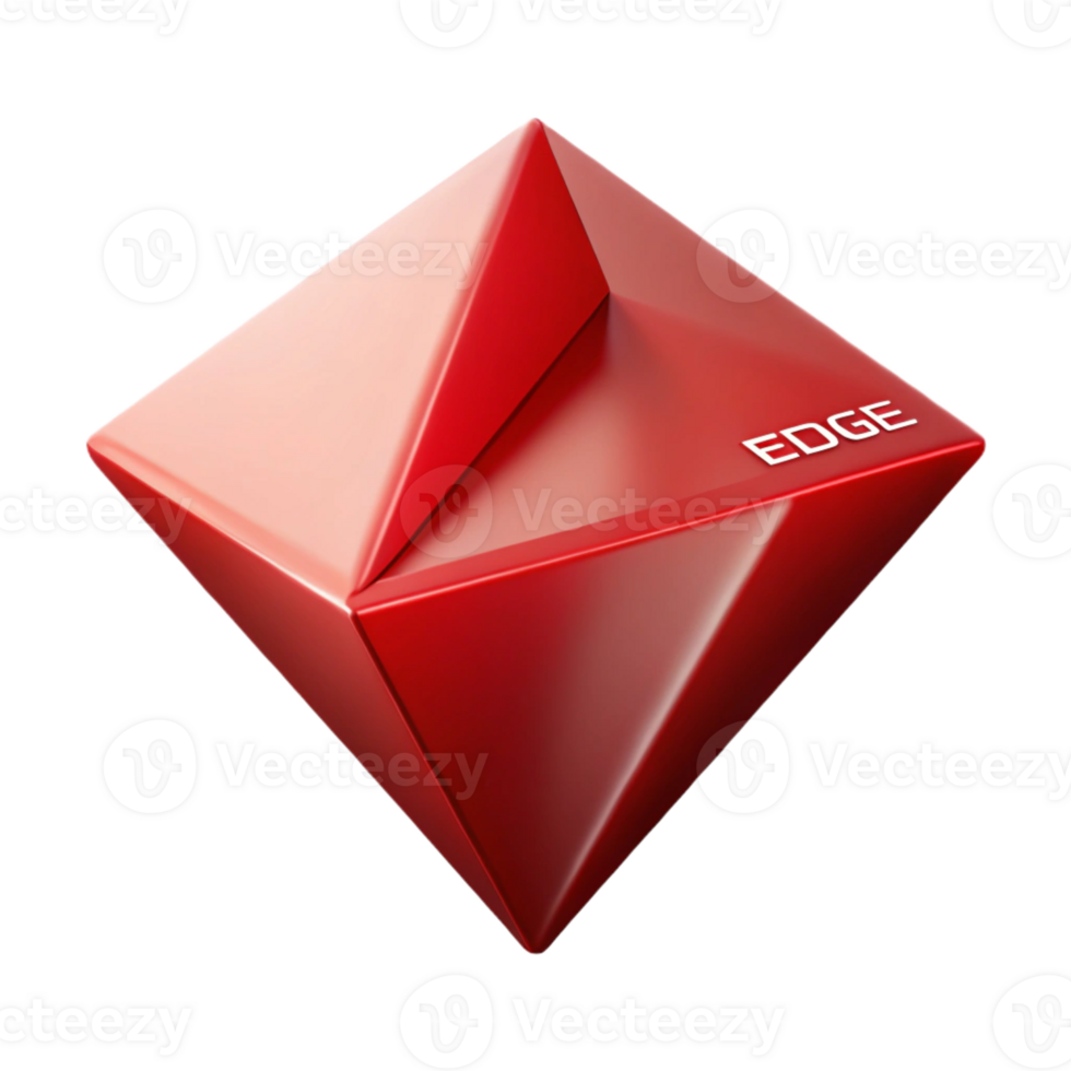 peaceful dramatic Angular, sharp EDGE in deep red. Crisp edges, flat color with Scalable Design. high quality png