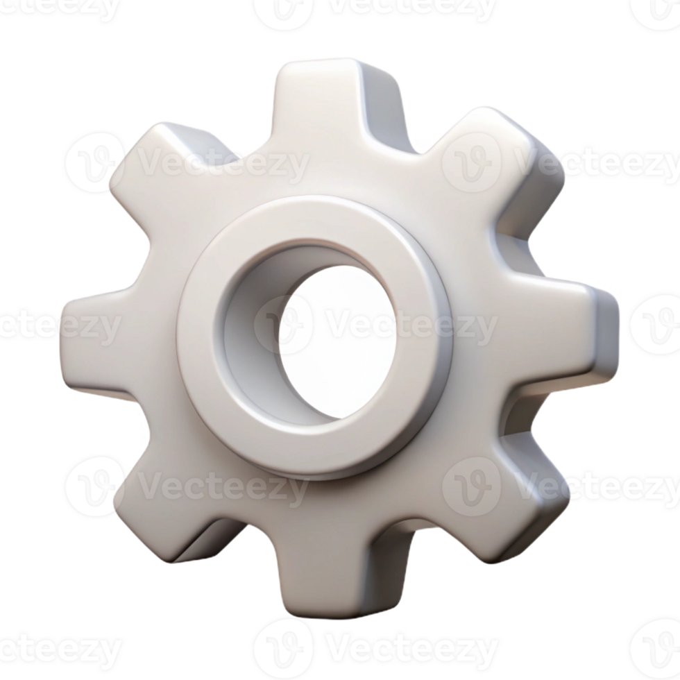 impressive memorable Single-weight stroke outlines a gear. Minimal and scalable, geometric design with Scalable Design. png