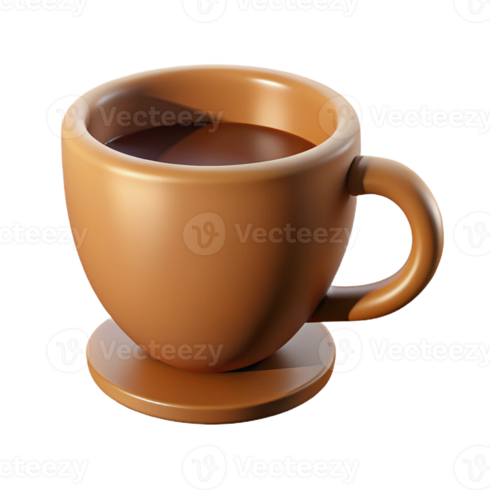 hypnotic futuristic Scalable single-weight stroke coffee cup. Crisp edges, flat color. Minimal design with Scalable Design. high resolution png
