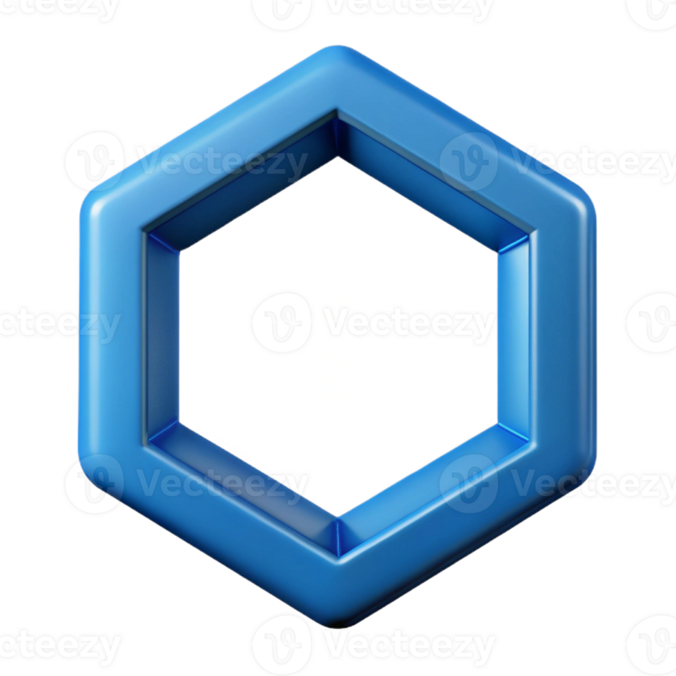 serene whimsical rustic Geometric outline of a hexagon. Clean lines, with Scalable Design. impeccable png