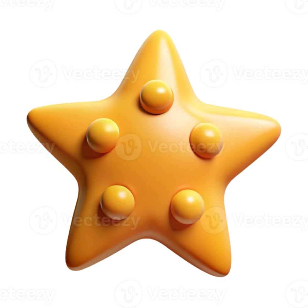 mesmerizing unparalleled Star character with rounded points. Minimal design, with Scalable Design. png