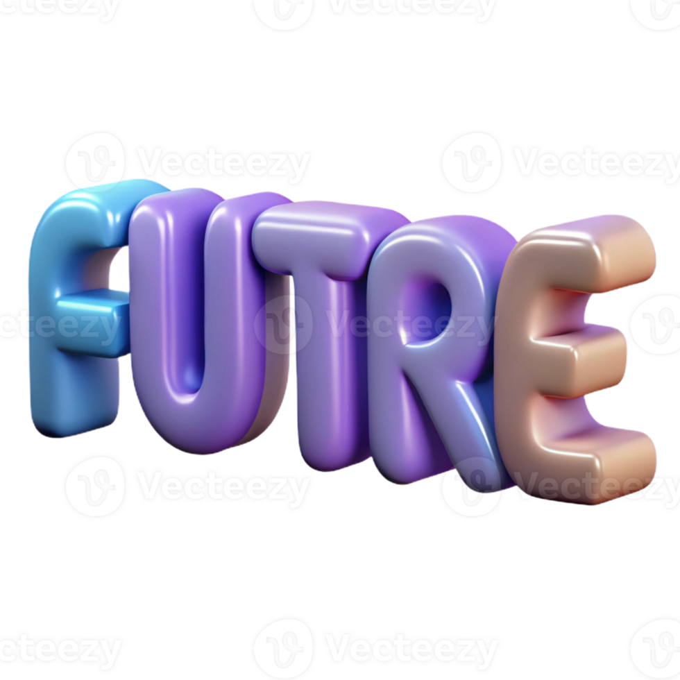 sumptuous playful futuristic FUTURE in a slim, futuristic font. Flat color, clean lines with Scalable Design. luxury png