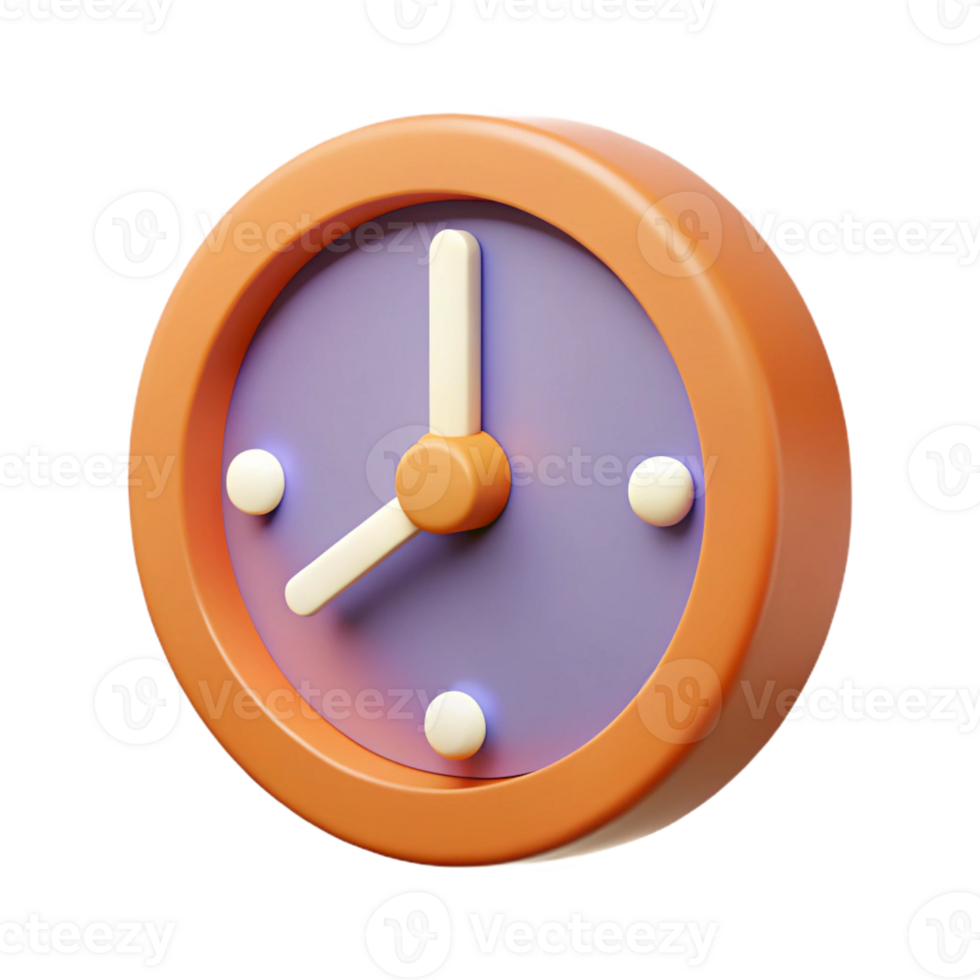 stunning sought-after Minimal design of a stylized clock. Scalable, flat color, crisp edges with Scalable Design. png