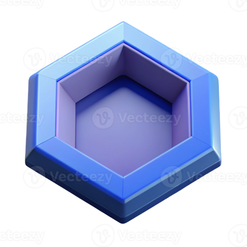 timeless victorian Symmetrical isometric decagon with Scalable Design. original png