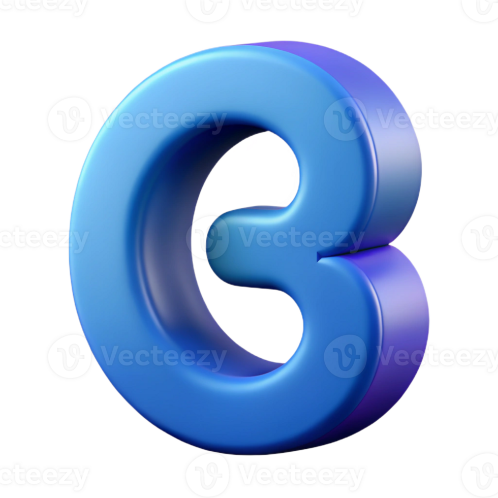 elegant contemporary Symmetrical B formed by semi-circles. Flat color, crisp edges with Scalable Design. masterfully captured png