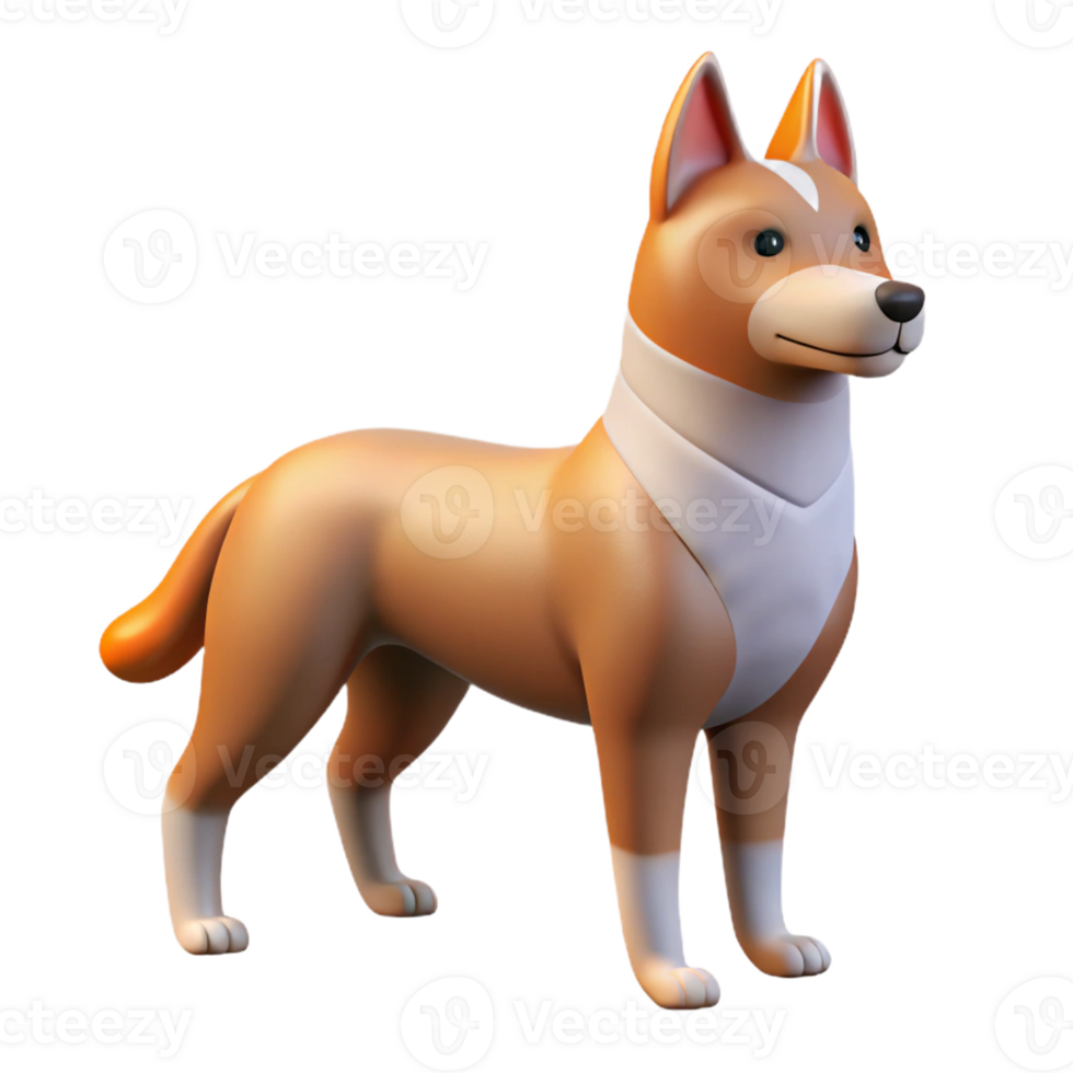 reflective elegant Clean lines forming a stylized dog. Flat color, sharp edges. with Scalable Design. crisp png