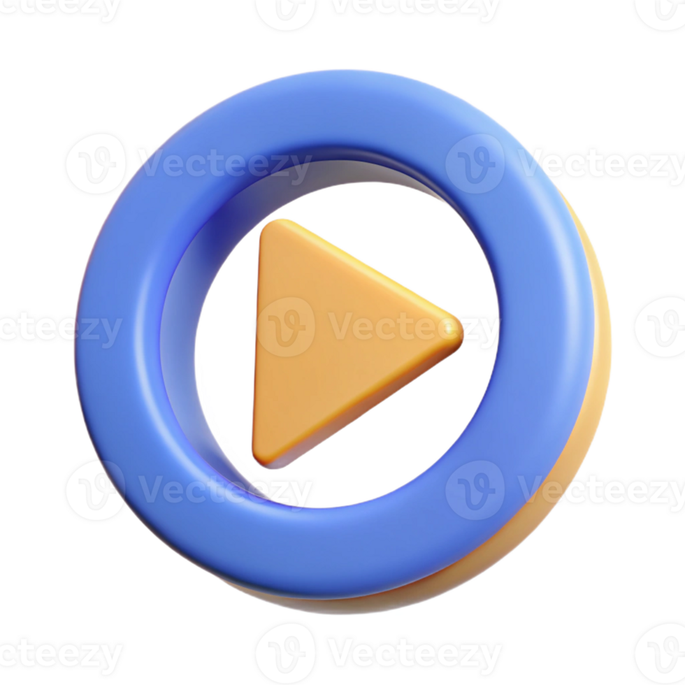 inspired impressionist A geometric circle with a play symbol. Flat color, clean lines, minimal design with Scalable Design. top-tier png