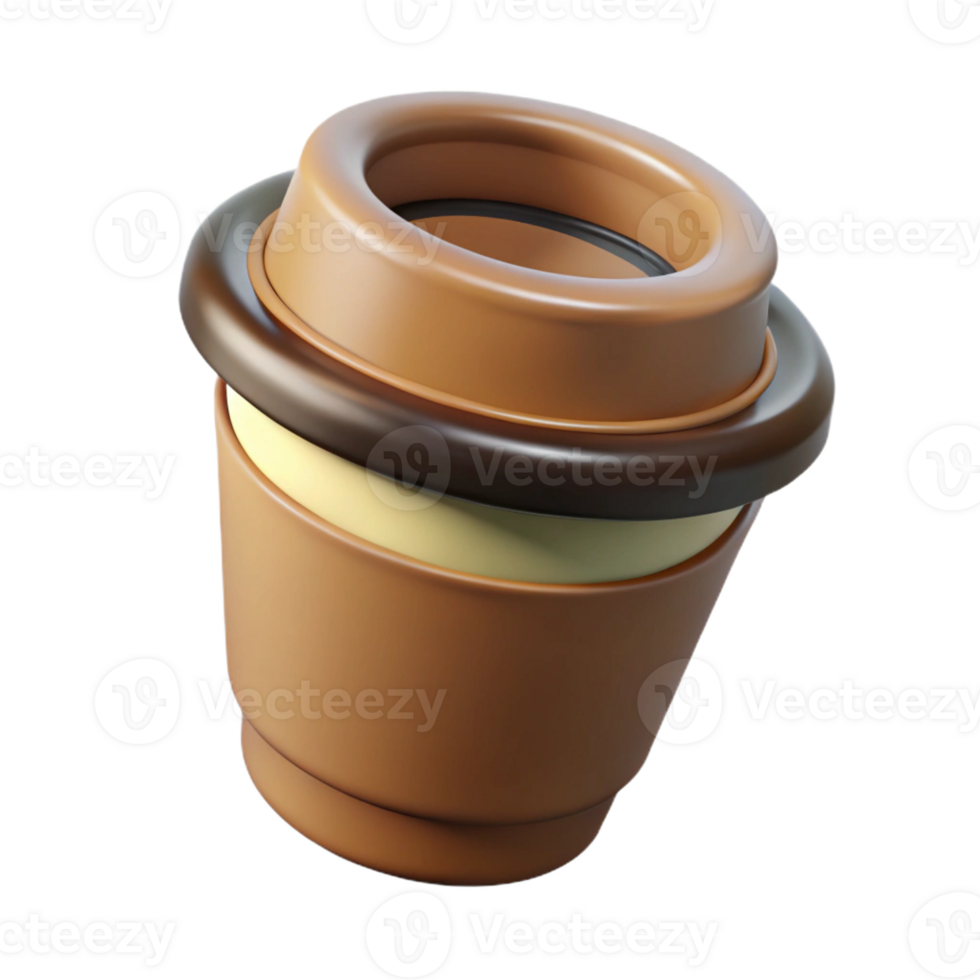 impressive exemplary Scalable coffee cup icon with single-weight stroke and flat brown fill with Scalable Design. png
