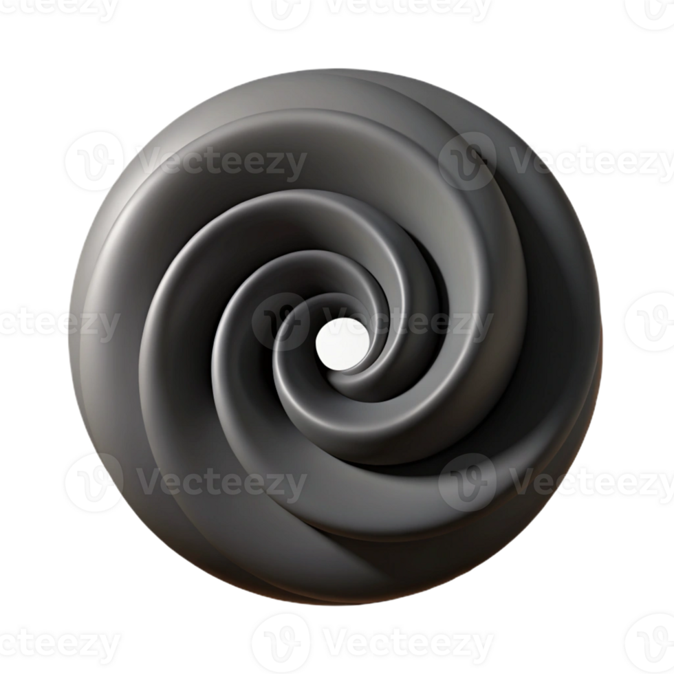 wonderful signature Geometric spiral with a single-weight stroke. Black flat color, clean lines. with Scalable Design. png