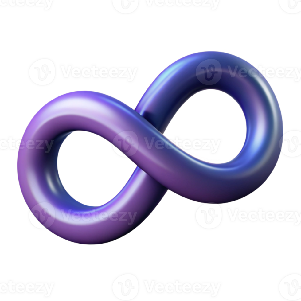 quintessential art deco Abstract symbol of infinity. Continuous loop. Single-weight stroke, scalable, clean lines with Scalable Design. premium png