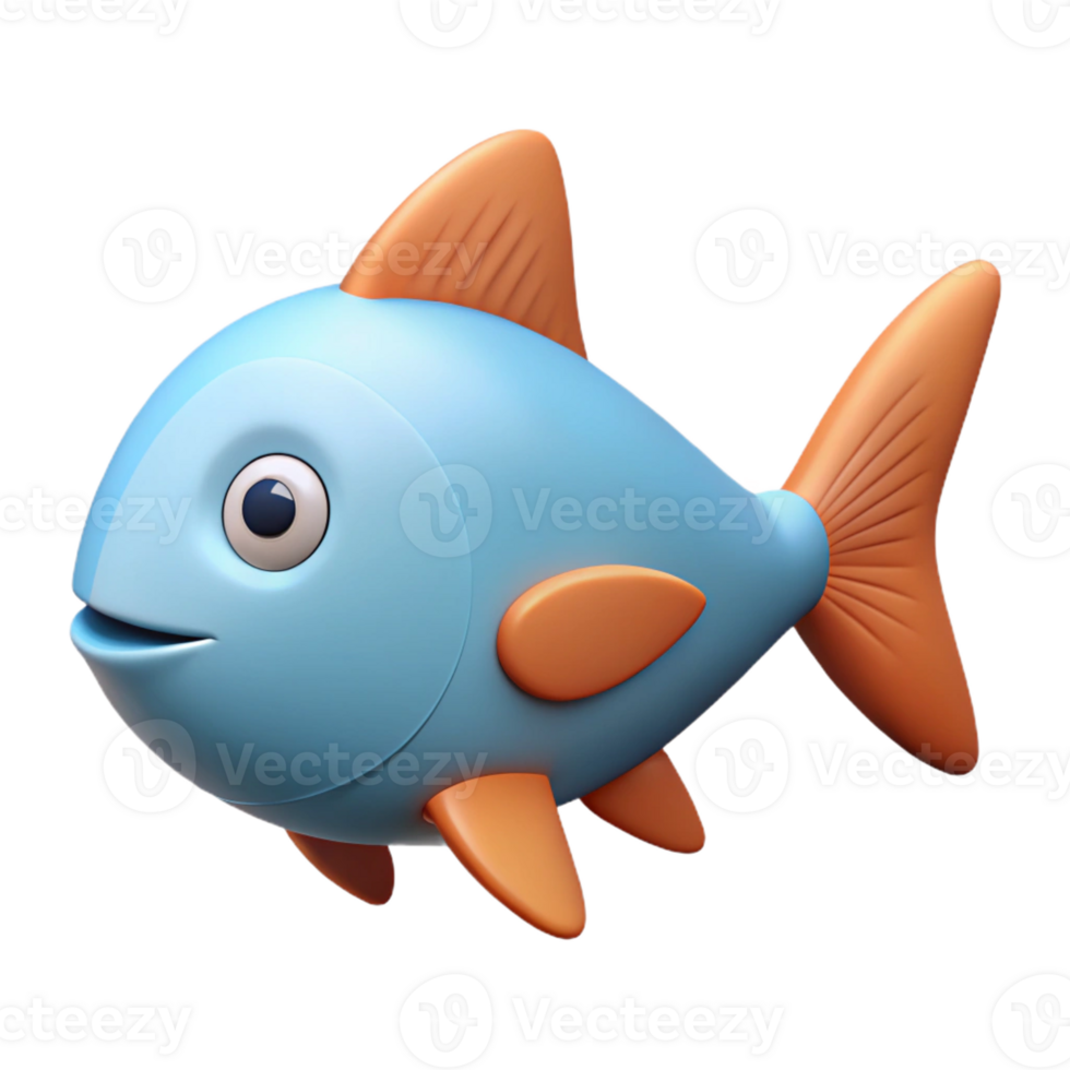 stunning acclaimed A fish character with a simple fin and tail. Flat color, minimal design with Scalable Design. png