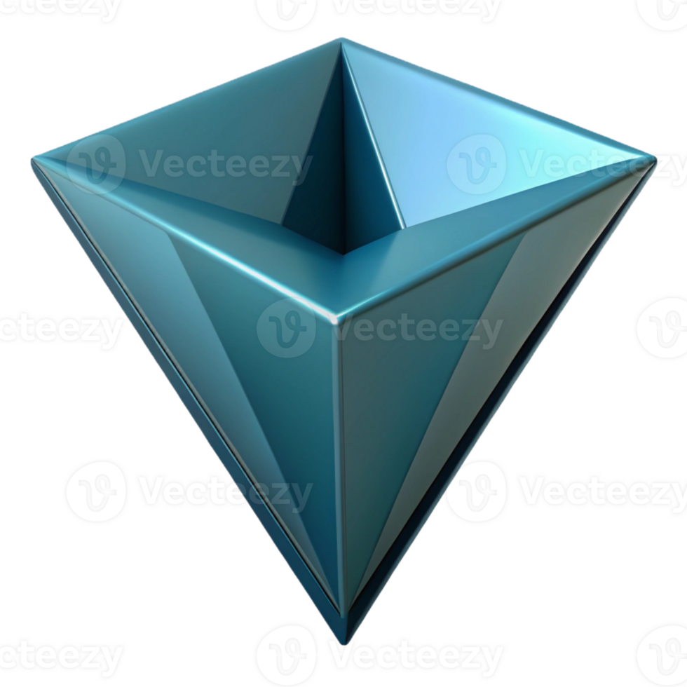 pristine futuristic Teardrop shape with a highlight. Crisp edges, flat color, with Scalable Design. 4K png