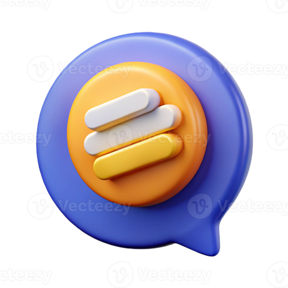 nostalgic serene Abstract symbol of communication. Speech bubble with clean lines. Flat color, with Scalable Design. fine detail png