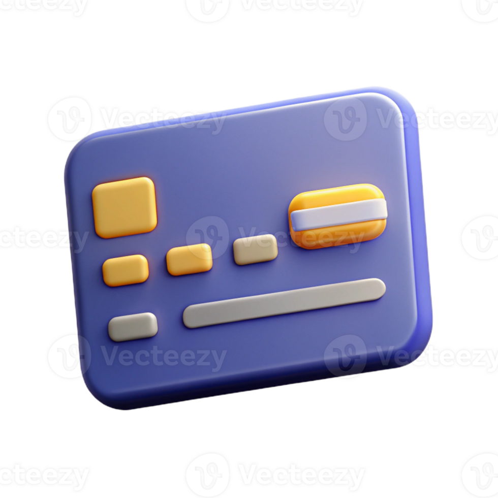 mesmerizing quintessential Credit card icon. Rectangular card shape. Single-weight stroke with Scalable Design. png