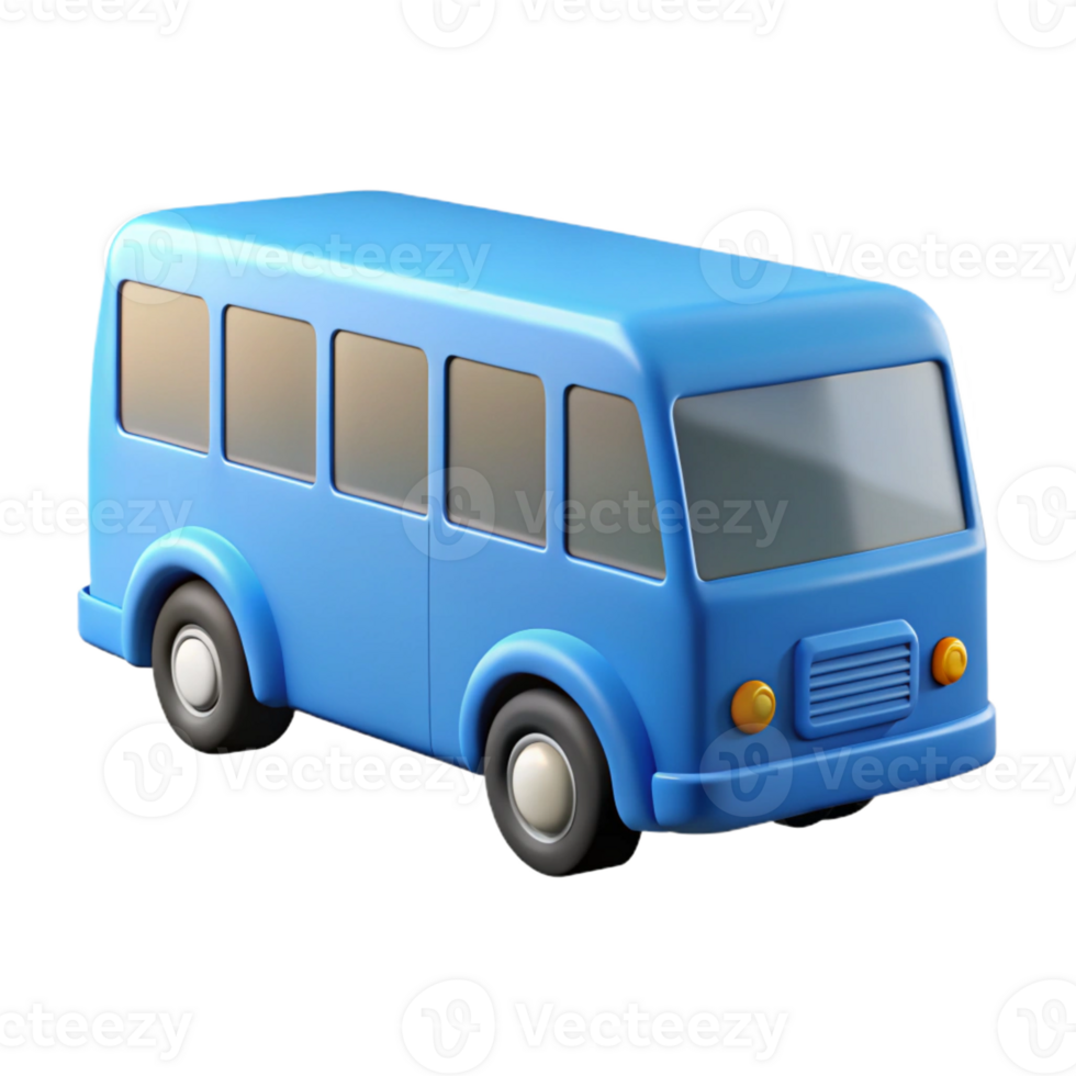 mesmerizing romantic industrial Pictogram of a bus. Clean lines, flat color, minimal with Scalable Design. 8K png