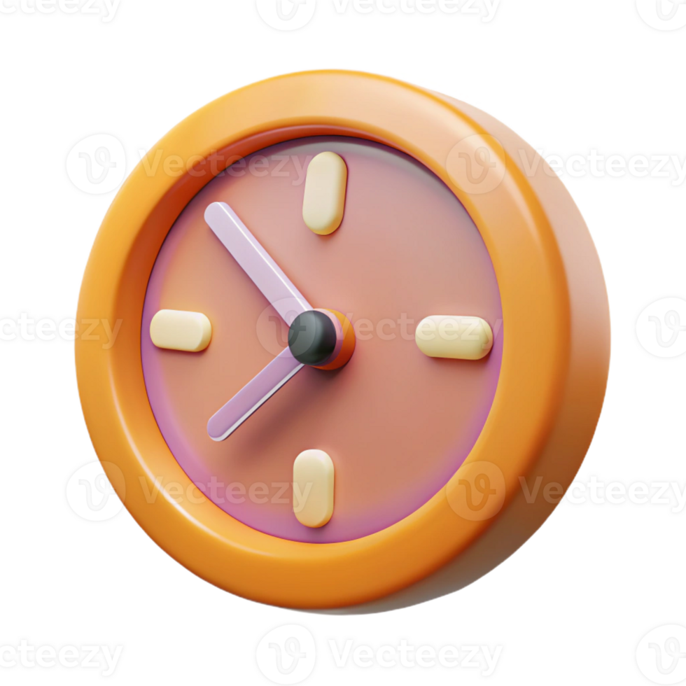 passionate gorgeous Clock. Crisp edges, single-weight stroke, flat color with Scalable Design. professional png