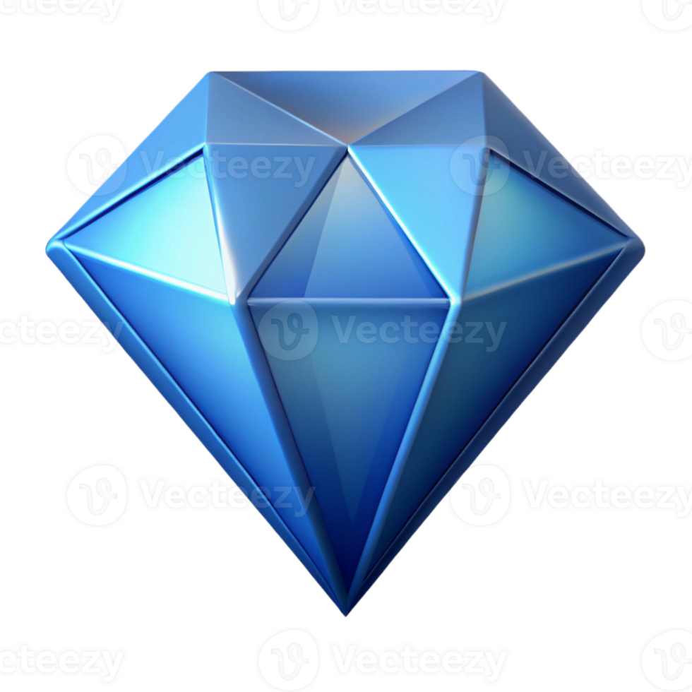intense glorious Geometric diamond icon. Clean lines, flat color, with Scalable Design. studio quality png